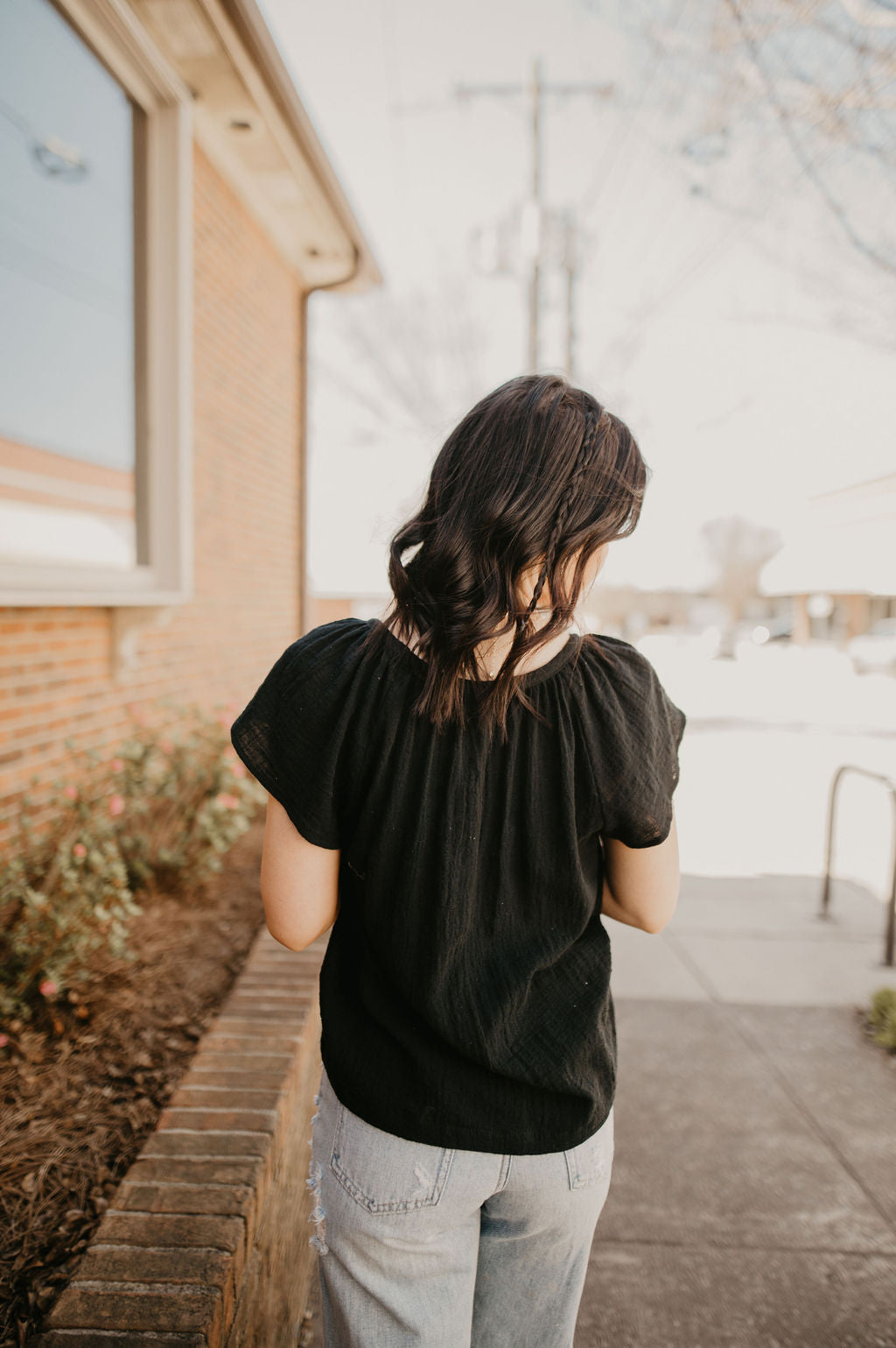 Quirky Top - black