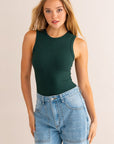 Madalynn Bodysuit- Hunter Green