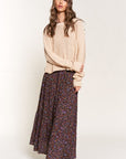 Dark Brown Maxi Skirt