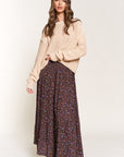 Dark Brown Maxi Skirt