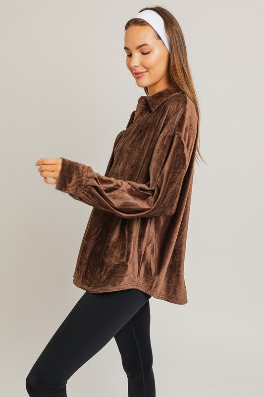 Oversized Fleece Shirt