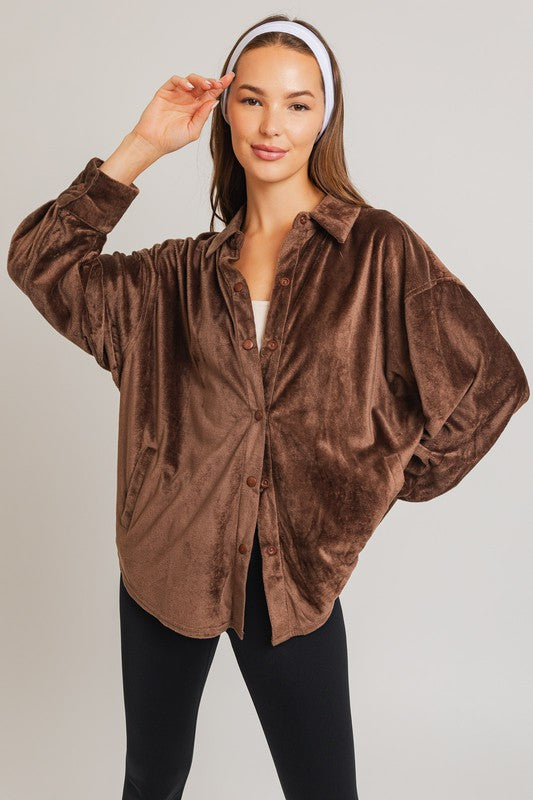 Oversized Fleece Shirt