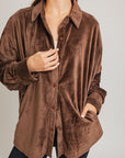 Oversized Fleece Shirt