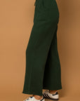 Tie Waist Pants- Green