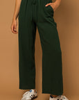 Tie Waist Pants- Green