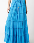 Maxi Skirt- Aqua