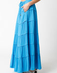 Maxi Skirt- Aqua