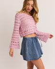 Tickled Pink Sweater