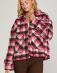 Brushed Plaid Jacket