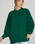 Oversized Mock Neck Sweater