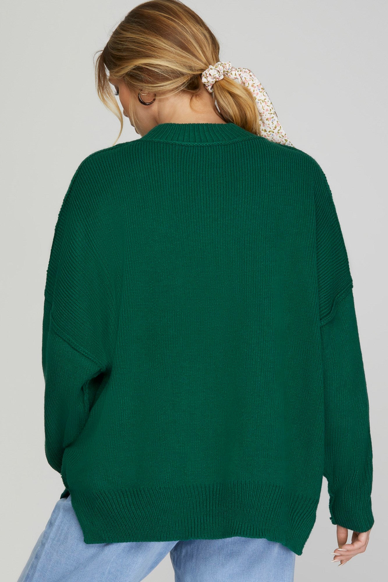 Oversized Mock Neck Sweater