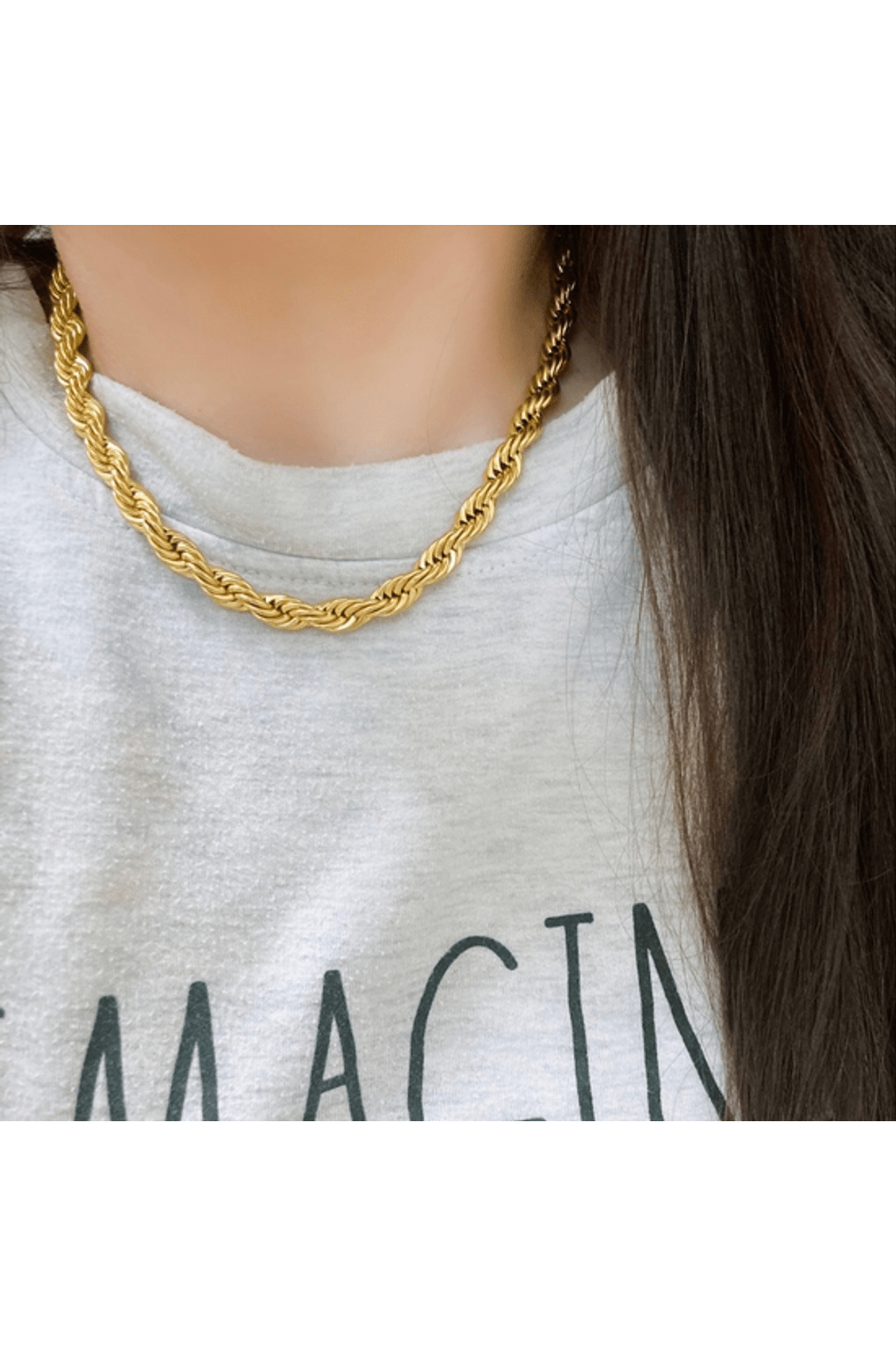 Thick Rope Chain Necklace